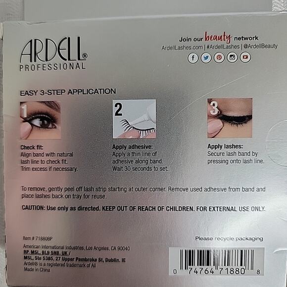 Bundle Lot of 3 Faux Mink Lashes by LILLY ARDELL KISS NEW Assorted - Picture 5 of 7